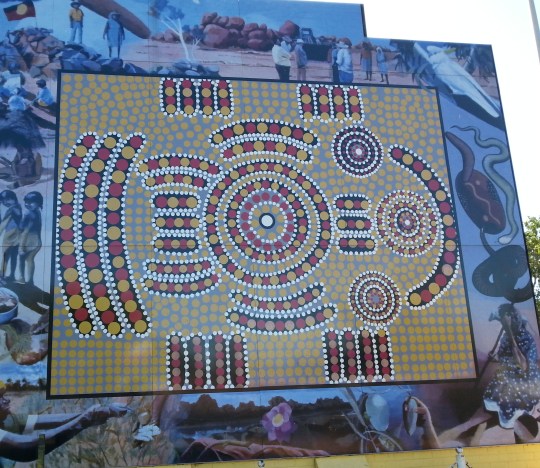 The Aboriginal art is wonderful 