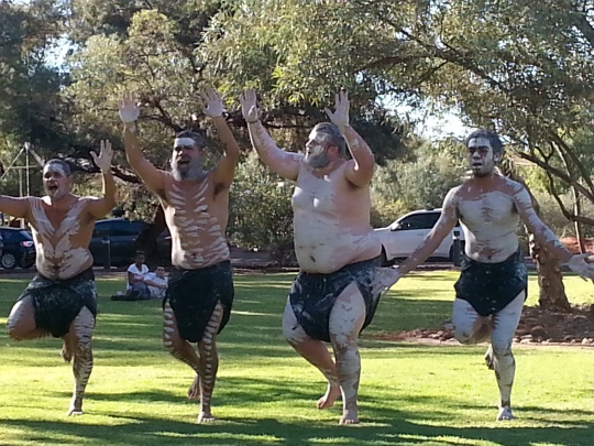 Those wonderful aboriginal dances who entertained us and made us laugh. They were wonderful.